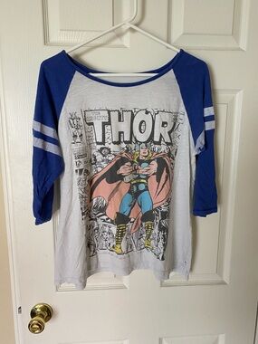 Marvel Thor Baseball Tee (Tag Print)—Tees are 3 for $12 if you bundle 💚